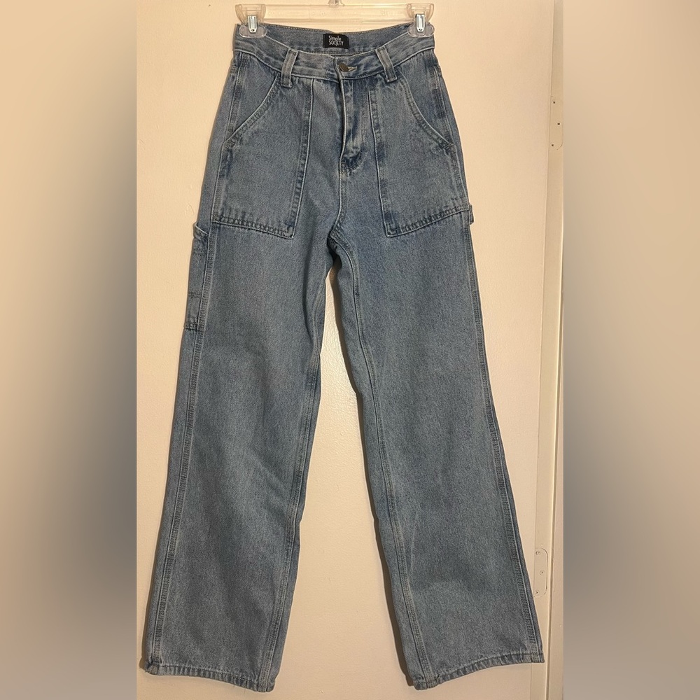 Simple Society Women’s High-Rise Carpenter Jeans